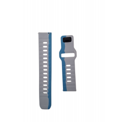 Ανταλλακτικό λουράκι Dual Color Silicone Xiaomi Watch 2 / Watch 2 Pro / Watch S3 (22mm) Grey/Blue