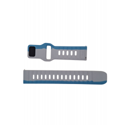 Ανταλλακτικό λουράκι Dual Color Silicone Xiaomi Watch 2 / Watch 2 Pro / Watch S3 (22mm) Grey/Blue