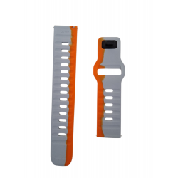 Ανταλλακτικό λουράκι Dual Color Silicone Xiaomi Watch 2 / Watch 2 Pro / Watch S3 (22mm) Grey/Orange