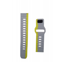 Ανταλλακτικό λουράκι Dual Color Silicone Xiaomi Watch 2 / Watch 2 Pro / Watch S3 (22mm) Grey/Yellow