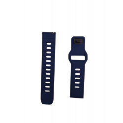 Ανταλλακτικό λουράκι QuickFit Sportband Silicone για Samsung Galaxy Watch5 (40mm & 42mm)/Watch4 (40mm & 44mm)/ Watch4 Classic (42mm & 46mm)/ Watch3(41mm)/Active 2(40/44mm)/Amazfit GTS 3 (43mm)/GTR(42mm) (20mm) Blue