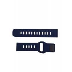 Ανταλλακτικό λουράκι QuickFit Sportband Silicone για Samsung Galaxy Watch5 (40mm & 42mm)/Watch4 (40mm & 44mm)/ Watch4 Classic (42mm & 46mm)/ Watch3(41mm)/Active 2(40/44mm)/Amazfit GTS 3 (43mm)/GTR(42mm) (20mm) Blue
