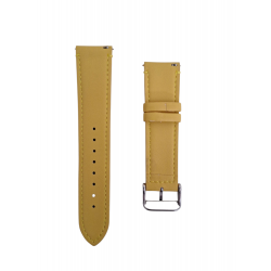 Ανταλλακτικό λουράκι QuickFit Microfiber Leather with Silver Buckle Xiaomi Watch 2 / Watch 2 Pro / Watch S3 (22mm) Yellow