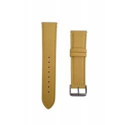 Ανταλλακτικό λουράκι QuickFit Microfiber Leather with Silver Buckle Xiaomi Watch 2 / Watch 2 Pro / Watch S3 (22mm) Yellow