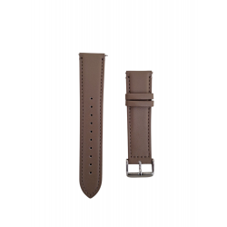 Ανταλλακτικό λουράκι QuickFit Microfiber Leather with Silver Buckle Xiaomi Watch 2 / Watch 2 Pro / Watch S3 (22mm) Brown