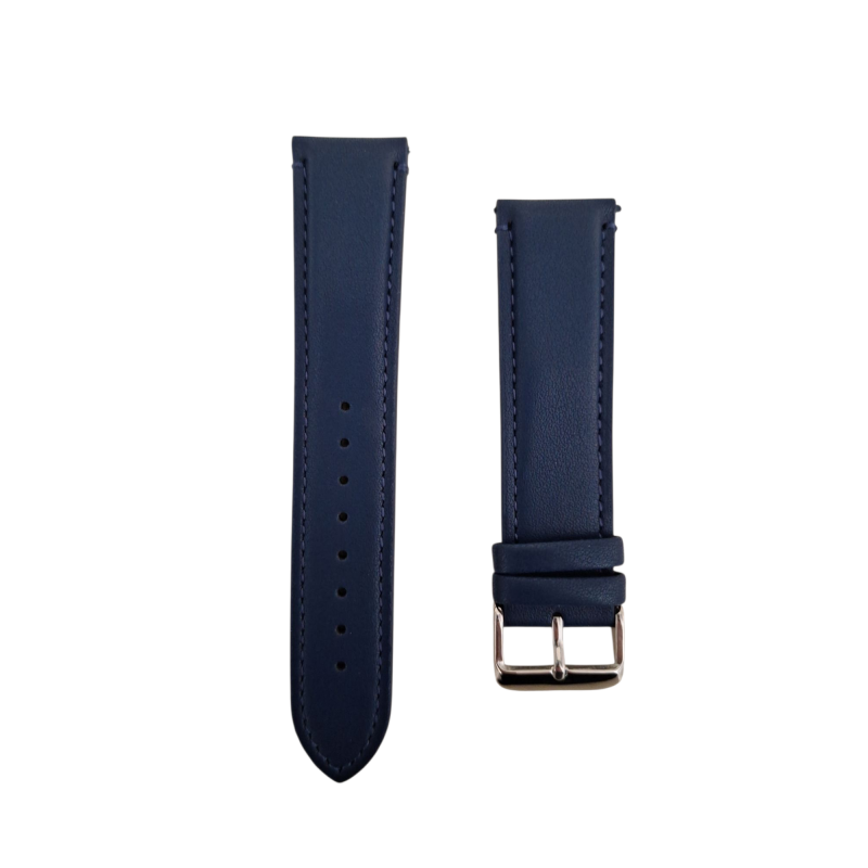 Ανταλλακτικό λουράκι QuickFit Microfiber Leather with Silver Buckle Xiaomi Watch 2 / Watch 2 Pro / Watch S3 (22mm) Blue