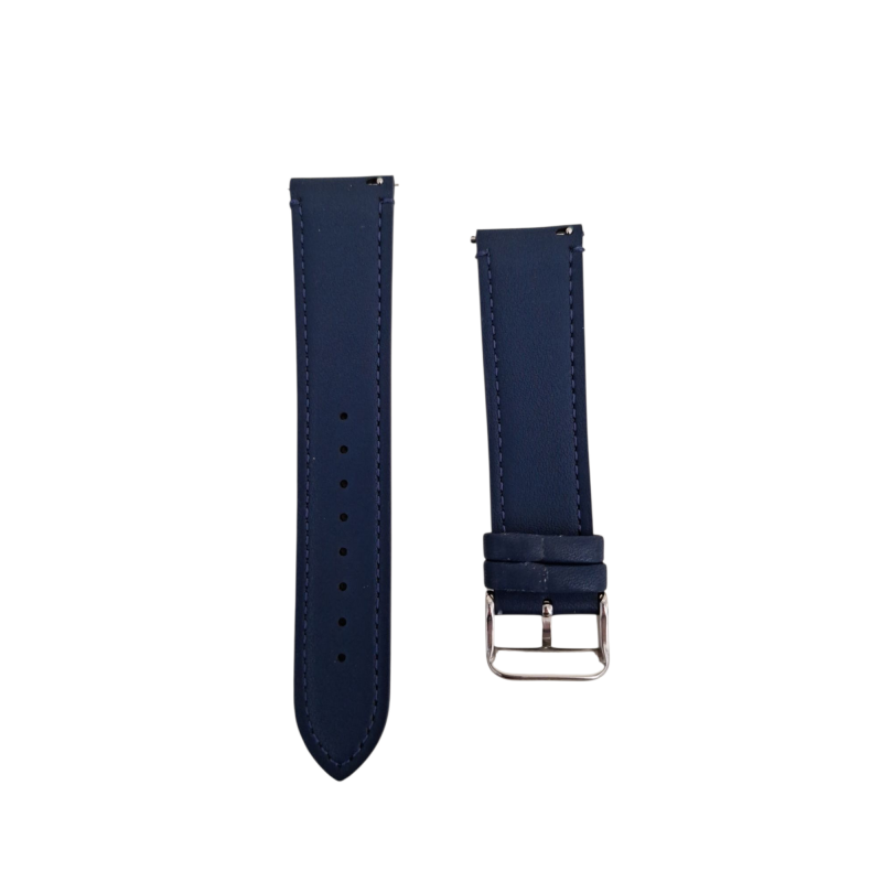 Ανταλλακτικό λουράκι QuickFit Microfiber Leather with Silver Buckle Xiaomi Watch 2 / Watch 2 Pro / Watch S3 (22mm) Blue