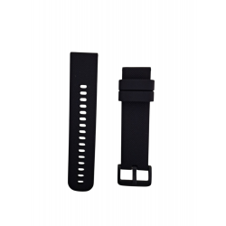 Ανταλλακτικό λουράκι QuickFit Textured για Samsung Galaxy Watch5 (40mm & 42mm)/Watch4 (40mm & 44mm)/ Watch4 Classic (42mm & 46mm)/ Watch3(41mm)/Active 2(40/44mm)/Amazfit GTS 3 (43mm)/GTR(42mm) Black (20mm)