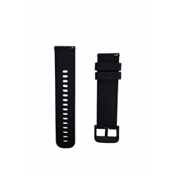 Ανταλλακτικό λουράκι QuickFit Textured για Samsung Galaxy Watch5 (40mm & 42mm)/Watch4 (40mm & 44mm)/ Watch4 Classic (42mm & 46mm)/ Watch3(41mm)/Active 2(40/44mm)/Amazfit GTS 3 (43mm)/GTR(42mm) Black (20mm)