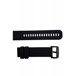 Ανταλλακτικό λουράκι QuickFit Textured για Samsung Galaxy Watch5 (40mm & 42mm)/Watch4 (40mm & 44mm)/ Watch4 Classic (42mm & 46mm)/ Watch3(41mm)/Active 2(40/44mm)/Amazfit GTS 3 (43mm)/GTR(42mm) Black (20mm)