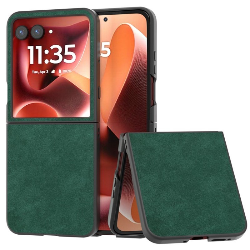 Θήκη PU Leather Case Motorola Razr 60 Ultra Green