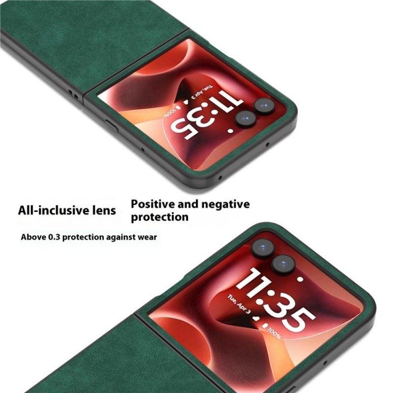 Θήκη PU Leather Case Motorola Razr 60 Ultra Green