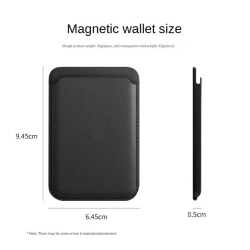 Universal Card Holder με Magsafe ή Ring Sticker με θήκη για κάρτες Black