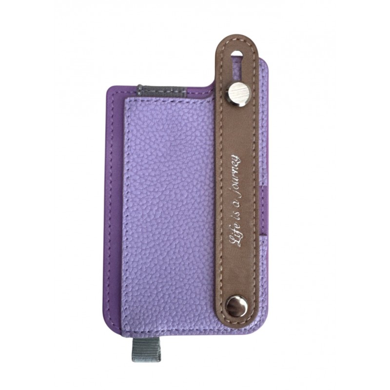Universal Card Holder με Magsafe ή Ring Sticker με Holder και θήκη για κάρτες Purple