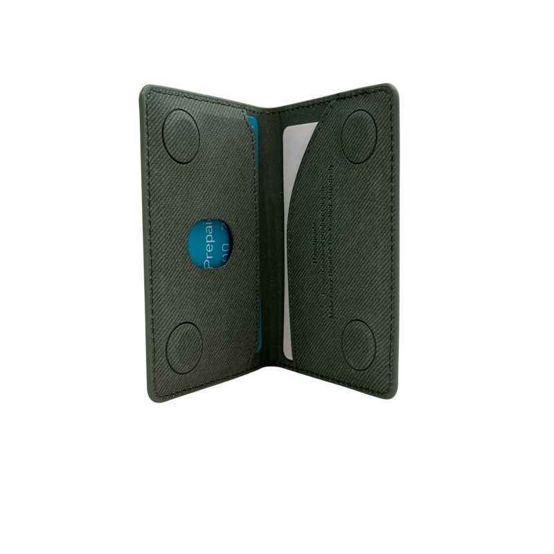 Universal Card Holder with Sticker 3M Αυτοκόλλητο Zipper Green
