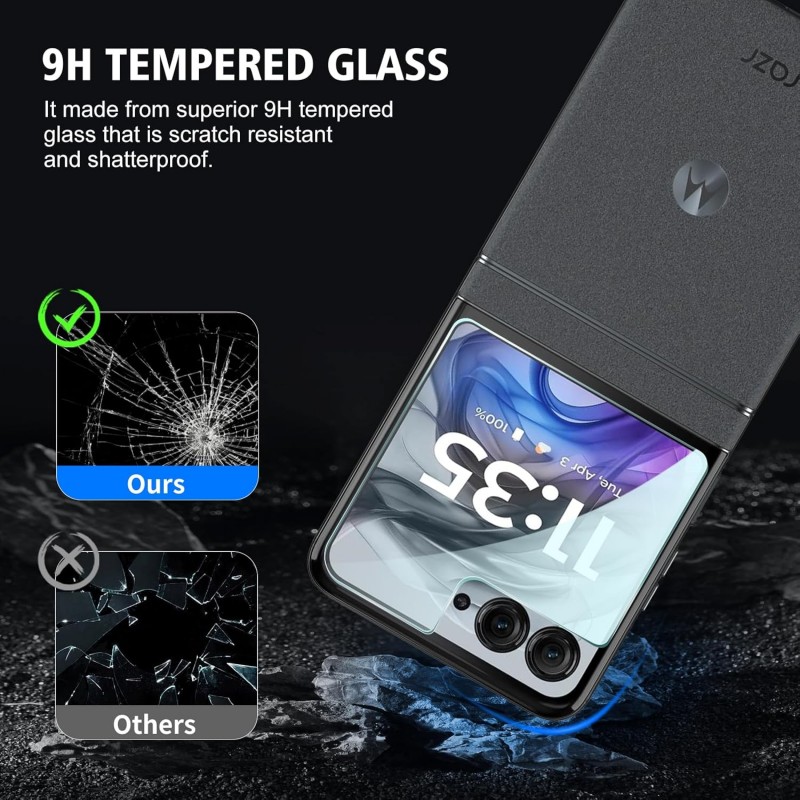 Γυαλί Προστασίας Outer Screen Motorola Razr 60 Ultra Tempered Glass 9H AntiCrash / AntiShock 
