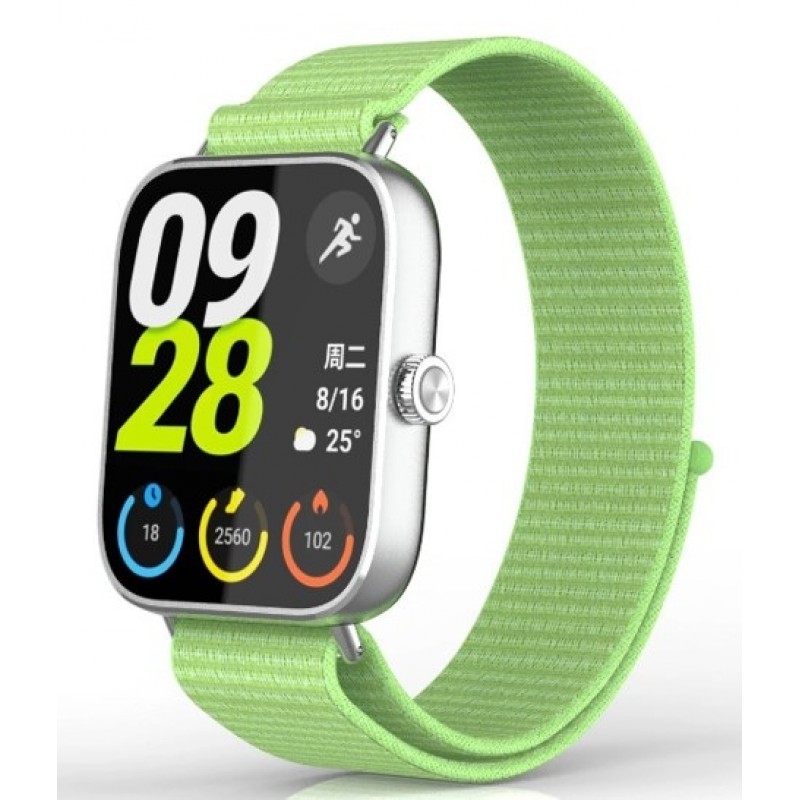 Ανταλλακτικό λουράκι Xiaomi Redmi Watch 4 / Smart Band 8 Pro / Smart Band 9 Pro /  Redmi Watch 5 Nylon Green