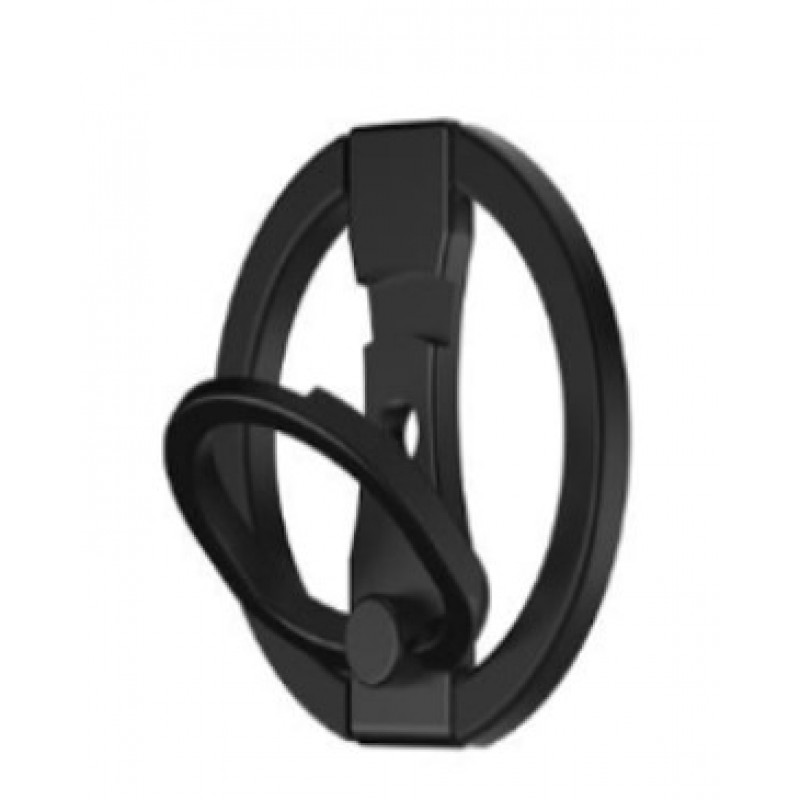 Halo μαγνητικός δακτύλιος Sticker Magnetic Holder Round Black
