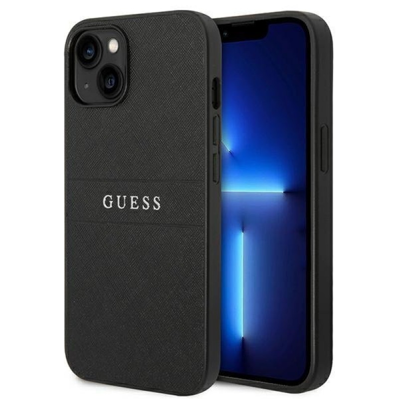 Θήκη Guess PU Leather Saffiano Case Apple iPhone 14 Plus (6.7") Black Θήκη Guess PU Leather Saffiano Case Apple iPhone 14 Plus (6.7") Black