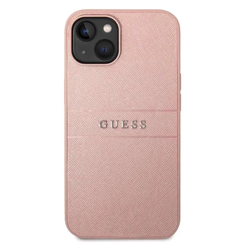 Θήκη Guess PU Leather Saffiano Case Apple iPhone 14 Plus (6.7") Pink Θήκη Guess PU Leather Saffiano Case Apple iPhone 14 Plus (6.7") Pink