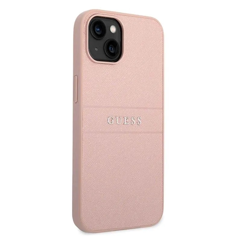 Θήκη Guess PU Leather Saffiano Case Apple iPhone 14 Plus (6.7") Pink Θήκη Guess PU Leather Saffiano Case Apple iPhone 14 Plus (6.7") Pink