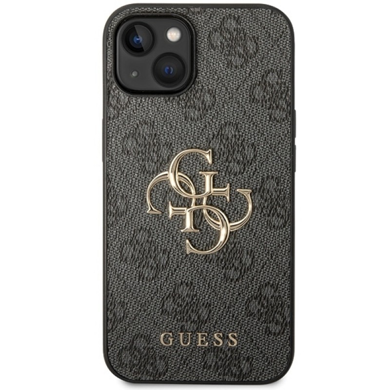 Θήκη Guess PU 4G Metal Logo Case Apple iPhone 15 Plus (6.7") Grey Θήκη Guess PU 4G Metal Logo Case Apple iPhone 15 Plus (6.7") Grey