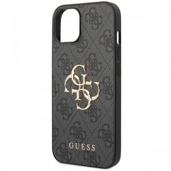 Θήκη Guess PU 4G Metal Logo Case Apple iPhone 15 Plus (6.7") Grey Θήκη Guess PU 4G Metal Logo Case Apple iPhone 15 Plus (6.7") Grey