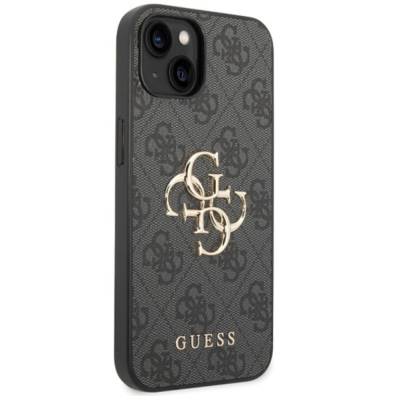 Θήκη Guess PU 4G Metal Logo Case Apple iPhone 15 Plus (6.7") Grey Θήκη Guess PU 4G Metal Logo Case Apple iPhone 15 Plus (6.7") Grey