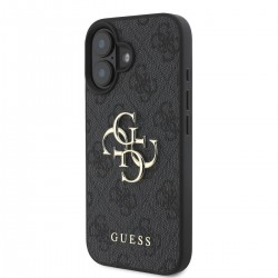 Θήκη Guess PU 4G Metal Logo Case Apple iPhone 16 Plus (6.7") Grey Θήκη Guess PU 4G Metal Logo Case Apple iPhone 16 Plus (6.7") Grey