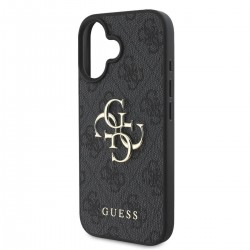 Θήκη Guess PU 4G Metal Logo Case Apple iPhone 16 Plus (6.7") Grey Θήκη Guess PU 4G Metal Logo Case Apple iPhone 16 Plus (6.7") Grey