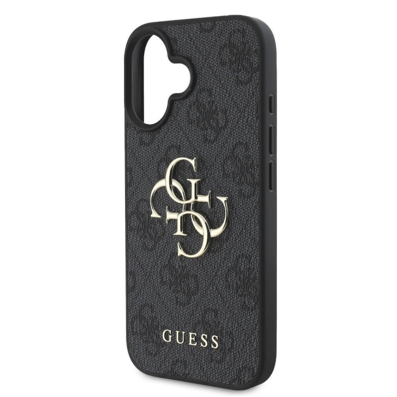 Θήκη Guess PU 4G Metal Logo Case Apple iPhone 16 Plus (6.7") Grey Θήκη Guess PU 4G Metal Logo Case Apple iPhone 16 Plus (6.7") Grey