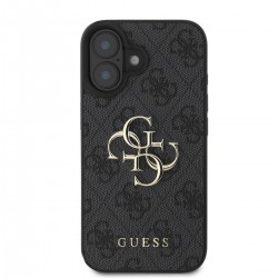 Θήκη Guess PU 4G Metal Logo Case Apple iPhone 16 Plus (6.7") Grey Θήκη Guess PU 4G Metal Logo Case Apple iPhone 16 Plus (6.7") Grey