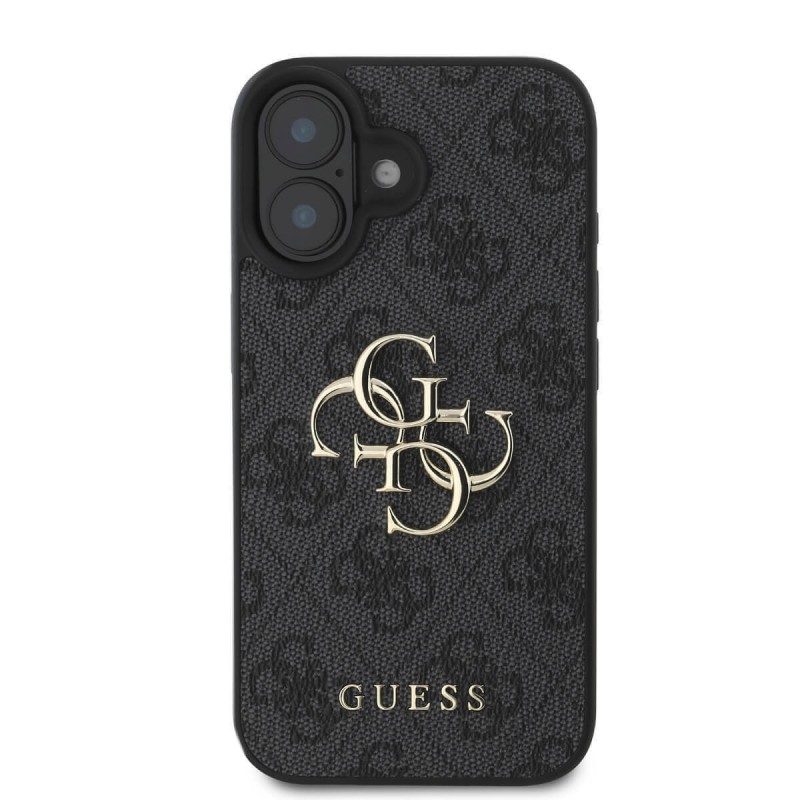 Θήκη Guess PU 4G Metal Logo Case Apple iPhone 16 Plus (6.7") Grey Θήκη Guess PU 4G Metal Logo Case Apple iPhone 16 Plus (6.7") Grey