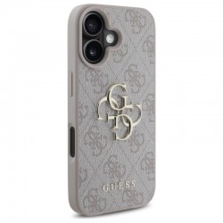 Θήκη Guess PU 4G Metal Logo Case Apple iPhone 16 Plus (6.7") Pink