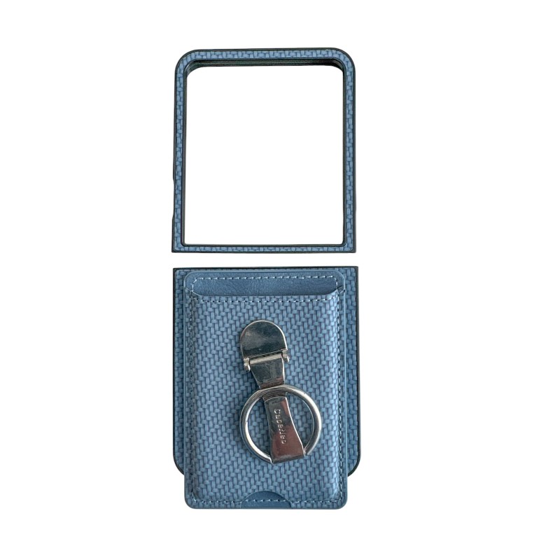 Θήκη Fiber Patterned With Ring Case Motorola Razr 60 Ultra Blue