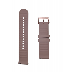 Ανταλλακτικό λουράκι QuickFit Smoothband  για Samsung Galaxy Watch5 (40mm & 42mm)/Watch4 (40mm & 44mm)/ Watch4 Classic (42mm & 46mm)/ Watch3(41mm)/Active 2(40/44mm)/Amazfit GTS 3 (43mm)/GTR(42mm) (20mm) Brown