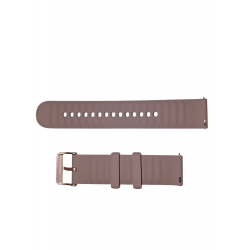 Ανταλλακτικό λουράκι QuickFit Smoothband  για Samsung Galaxy Watch5 (40mm & 42mm)/Watch4 (40mm & 44mm)/ Watch4 Classic (42mm & 46mm)/ Watch3(41mm)/Active 2(40/44mm)/Amazfit GTS 3 (43mm)/GTR(42mm) (20mm) Brown