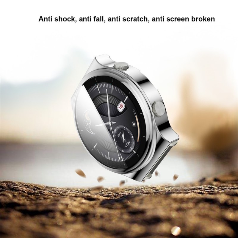 Θήκη TPU Full Glass Screen Protector Huawei GT 2 (46mm) Silver