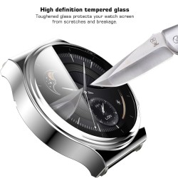 Θήκη TPU Full Glass Screen Protector Huawei GT 2 (46mm) Silver