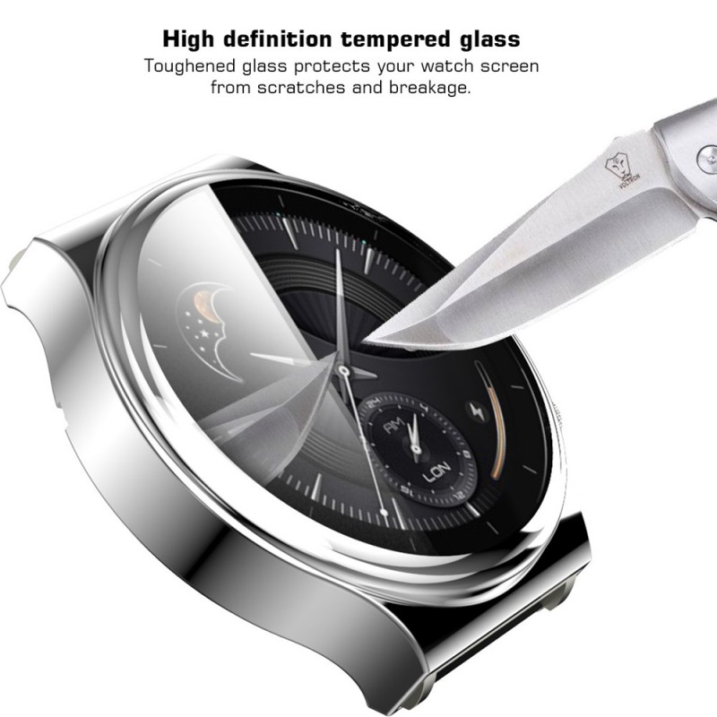 Θήκη TPU Full Glass Screen Protector Huawei GT 2 (46mm) Silver
