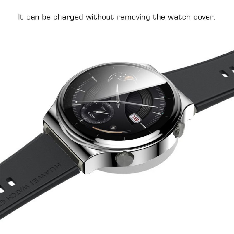 Θήκη TPU Full Glass Screen Protector Huawei GT 2 (46mm) Silver