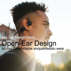 Ακουστικό Bluetooth S2 Open Ear Bone Conduction Wireless Headphones Black Ακουστικό Bluetooth S2 Open Ear Bone Conduction Wireless Headphones Black