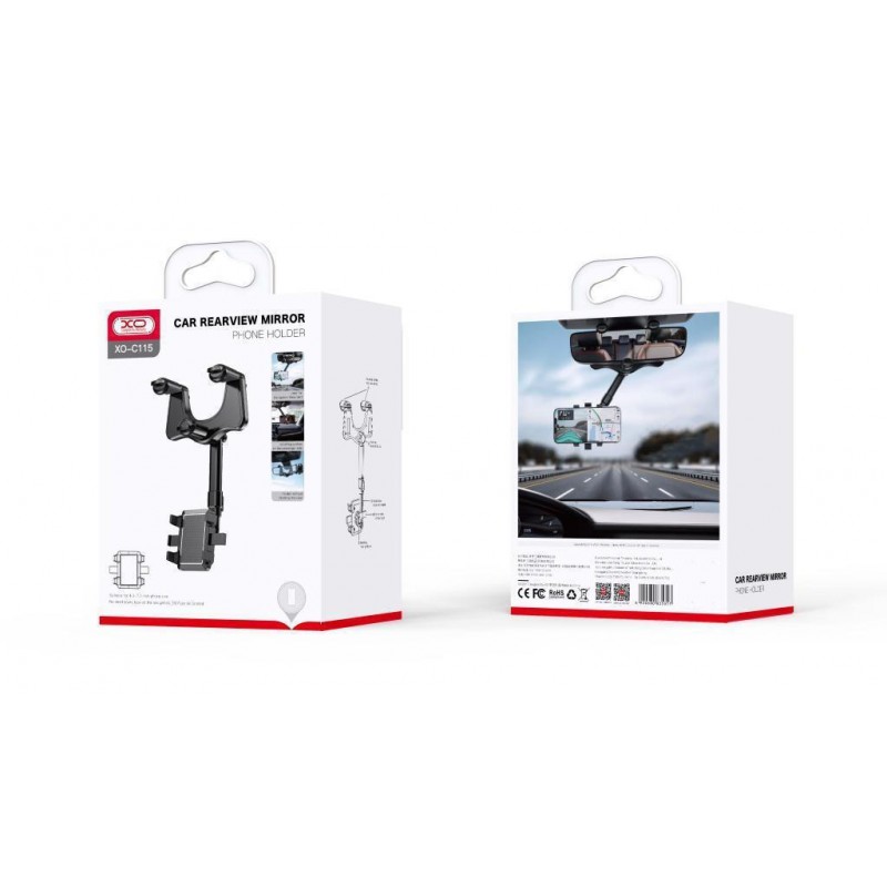 Βάση Αυτοκινήτου XO C115 Mirror Car Holder Black