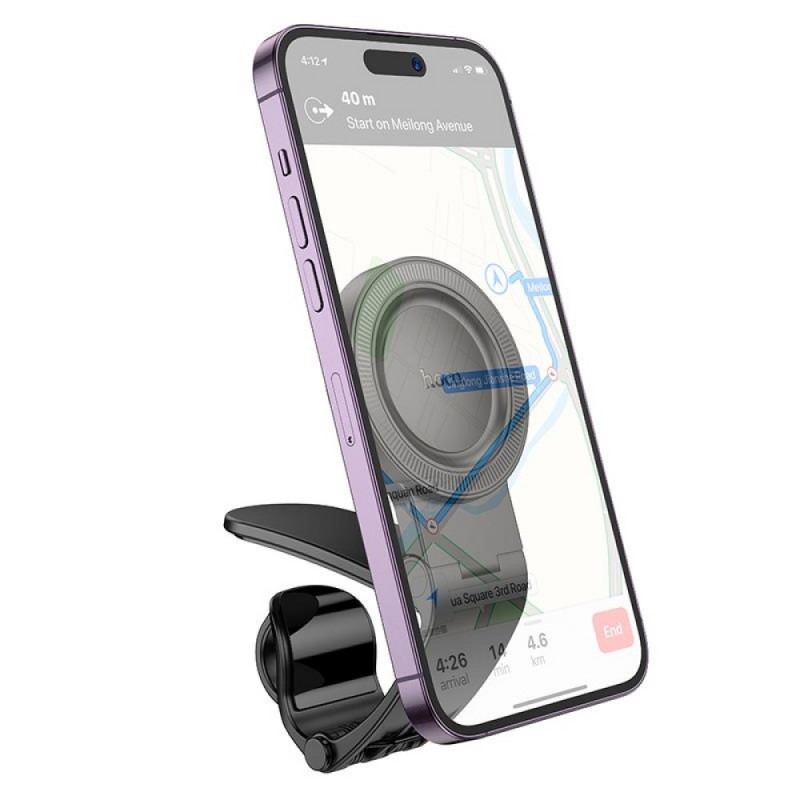 Βάση Αυτοκινήτου Hoco H60 Magnetic Show Ring Car Holder Black
