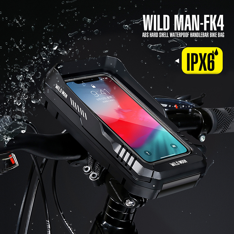 Βάση Στήριξης Ποδηλάτου WILDMAN Bicycle Bag FK4 Waterproof 0,5L Black Βάση Στήριξης Ποδηλάτου WILDMAN Bicycle Bag FK4 Waterproof 0,5L Black