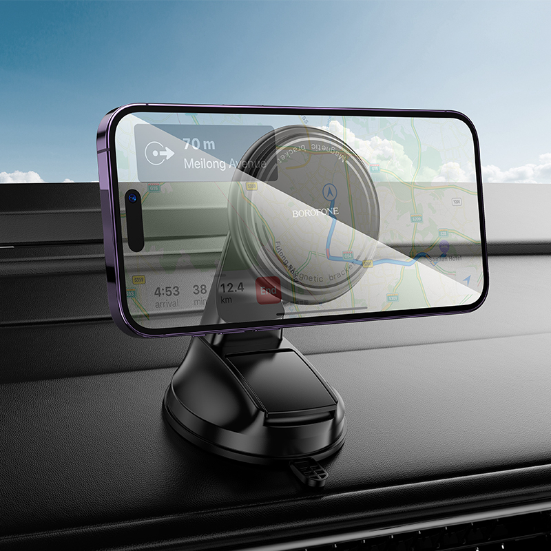 Βάση Αυτοκινήτου Borofone BH136 Parker Magnetic to Dashboard Black