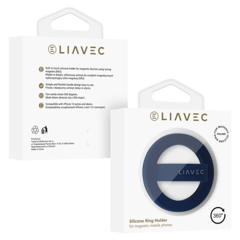 Δαχτυλίδι Liavec Ring Magsafe Blue
