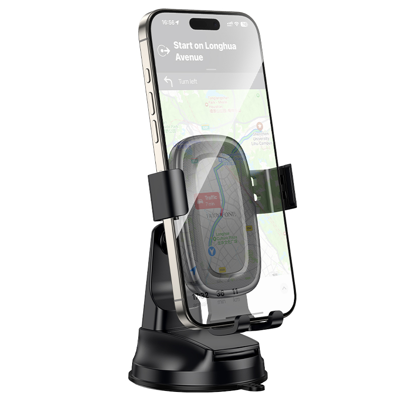 Βάση Αυτοκινήτου Borofone BH130 Follower Gravity to Windshield Black