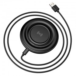 Ασύρματος Φορτιστής Borofone Induction Charger BQ40 Crown 15W Black