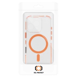 Θήκη Tel-Protect Strap Clear Case Apple iPhone 15 Pro Max (6.7") Orange Θήκη Tel-Protect Strap Clear Case Apple iPhone 15 Pro Max (6.7") Orange